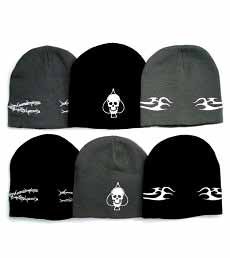 Wholesale Assorted Biker Beanies