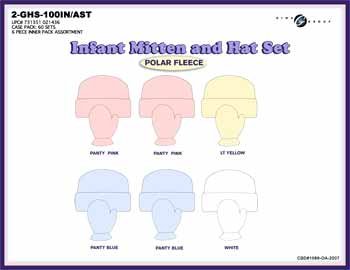 Wholesale Infant Mitten & Hat Set