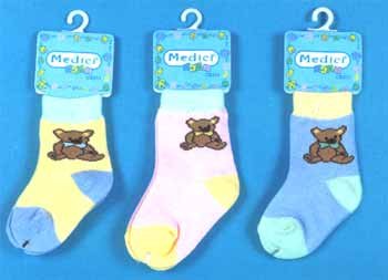 Wholesale Baby Socks In Bear Design
