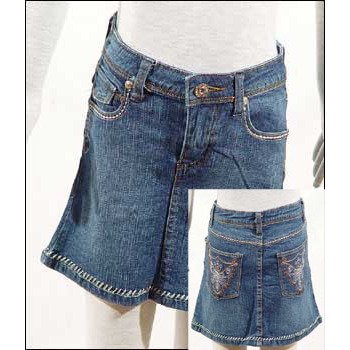 Wholesale Girls' Denim Skirt