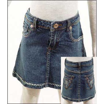 Wholesale Girls' Denim Skirt