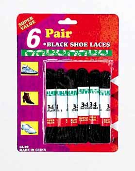 Wholesale Black Shoelaces