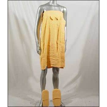 Wholesale Junior Towel Wrap and Slipper Set