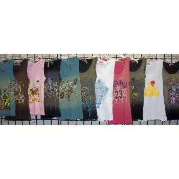 Wholesale SCALA Vintage Junior Ribbed Tank Tops