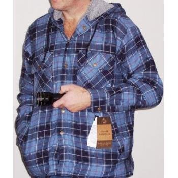 NEW! Wholesale Men's Sherpa Lined Jacket With Hood.