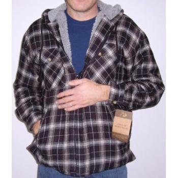 NEW! Wholesale Flannel Sherpa Lined Jackets/with Hood