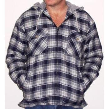 NEW! Wholesale flannel sherpa lined jackets/with hood