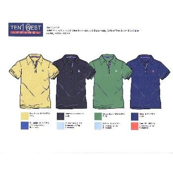 Wholesale Men's Oxford Placket Embroidered PK Polo