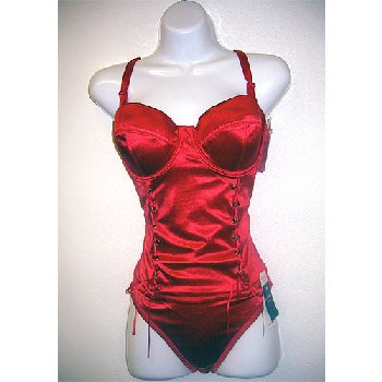 Wholesale Carrie Amber Plus Satin Bustier