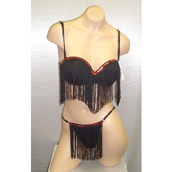 Wholesale Jolie Tassle Bra & Thong Set
