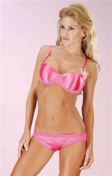 Wholesale Spree Intimates Satin Bra and Panty Set