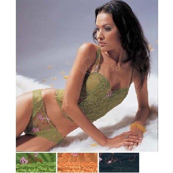 Wholesale "La Mariposa" Lace Bustier & Panty Set