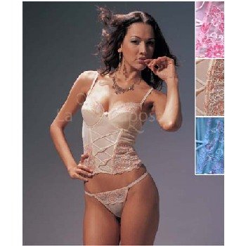 Wholesale La Mariposa" Sequin Lace Bustier Sets
