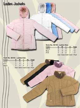 Wholesale Ladies Fashion Winter Jacket
