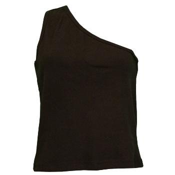 Wholesale Black One Shoulder Tee
