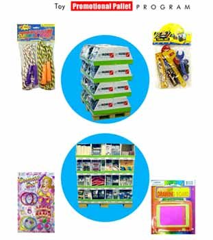 Wholesale Toy Promotional Pallet Program