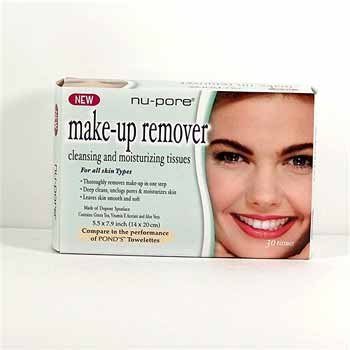 Wholesale Nu-Pore Make Up Removing Tissues