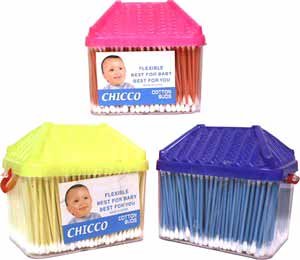 Wholesale Cotton Swab In Plastic Box W/Handle