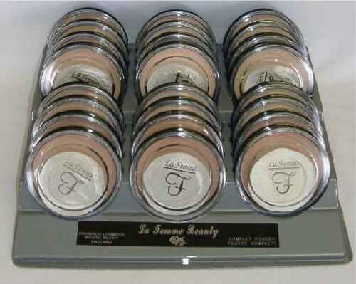 Wholesale La Femme Silver Compact Powder