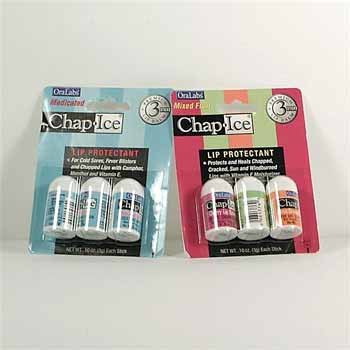 Wholesale Chap Ice Lip Protectant Assorted 3 Pack