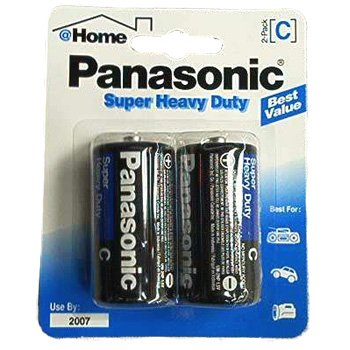 Wholesale 2 Pack C Size Panasonic Batteries HOT SELLER