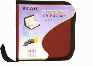 Wholesale Cd Holder 40Cds. Assorted Colors