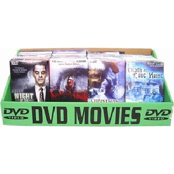 Wholesale DVD Horror Movies, Assorted Display