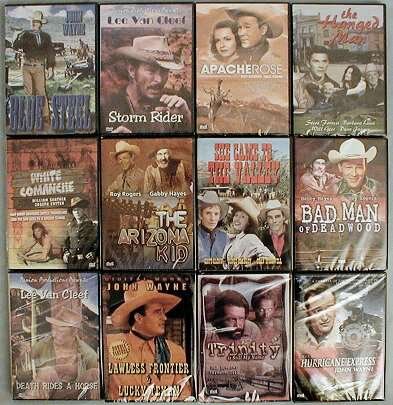 Wholesale 50 Assorted Western DVD