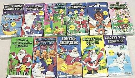 Wholesale Christmas Cartoons - VHS