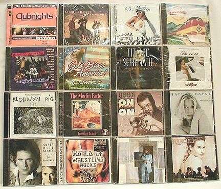 Wholesale 120 Assorted Music CD's