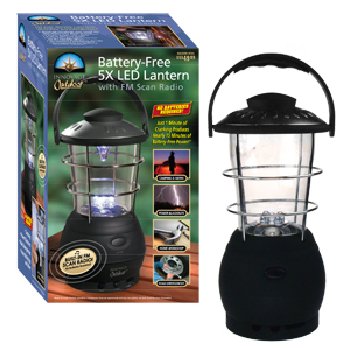 Wholesale Wind-up 5 LED Lantern & FM Radio