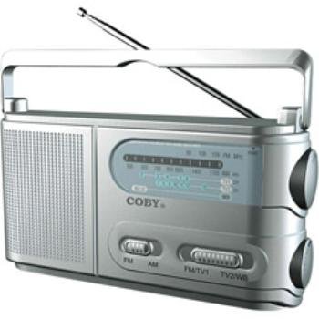 Wholesale Coby Portable AM/FM/TV/Weather Band Radio