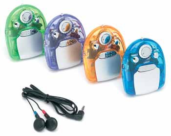 Wholesale Premium CD Shaped FM Scanner Radio w/Flashlight