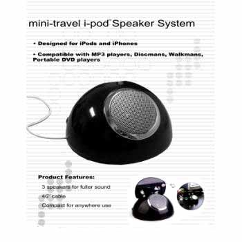 Wholesale Travel I-Pod Speaker System