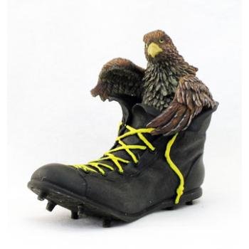 Wholesale Iowa Mascot Figurine (Football Cleat)