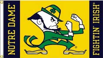 Wholesale Notre Dame "Leprechaun" 3' x 5' Flag