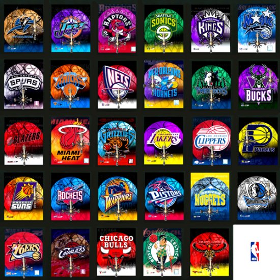 Wholesale Licensed NBA Clocks