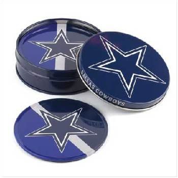 Wholesale Tin Coaster Set - Dallas Cowboys