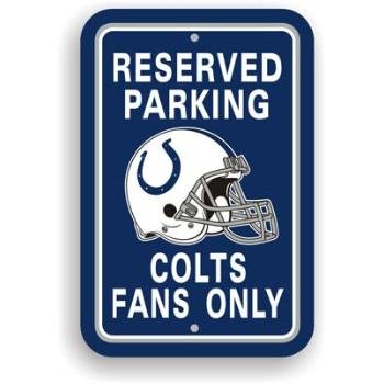 Wholesale INDIANAPLOIS COLTS 12X18 PARKING SIGNS