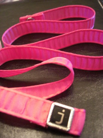 Fuschia Initial Baby Belt