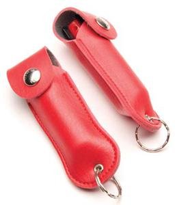 HeatWave 180,000 SHU 1/2 oz. Leather Key ChainRED#PSK5-18 NEW LAW ENFORCEMENT FORMULA