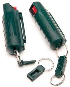 15% OC Pepper Spray in Plastic Holster Green#PSK5M-18 NEW LAW ENFORCEMENT FORMULA