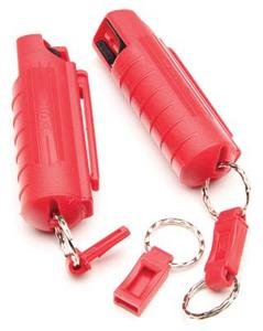 15% OC Pepper Spray in Plastic Holster Red #PSK5M-18 NEW LAW ENFORCEMENT FORMULA