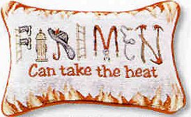 9"x13" Firemen Can Take the Heat Pillow