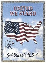 68"x51" United We Stand Throw