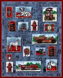 68"x48" Firefighter Throw