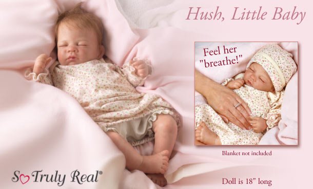SO TRULY REAL HUSH LITTLE BABY BREATHING DOLL IN STOCK NOW