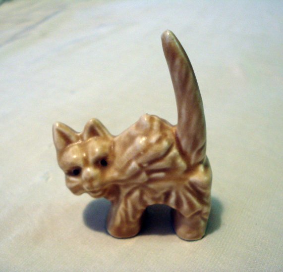 SylvaC scaredy cat miniature figurine 1960s mint vintage annimal collectible cm1238