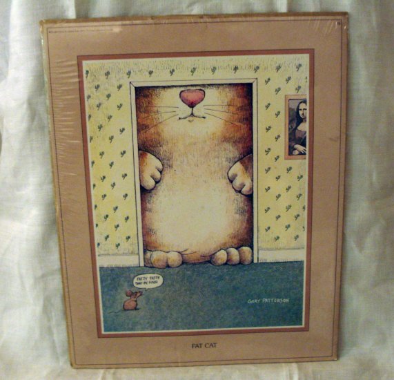 Gary Patterson Fat Cat caricature print 8x10 vintage cm1268