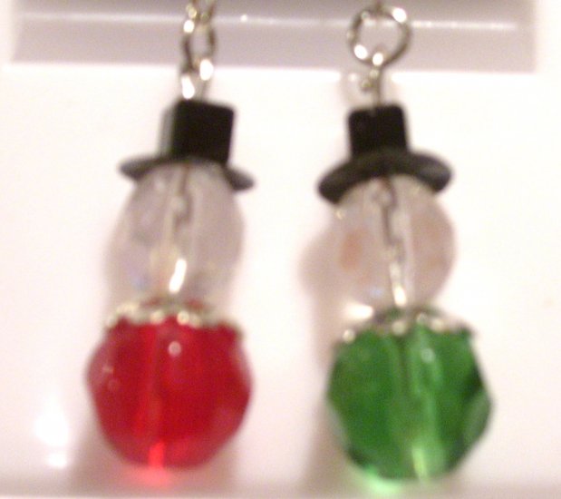 Red Icey Snowmen - Silver